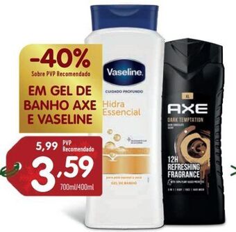 Minipreço Gel de banho vaseline promoção