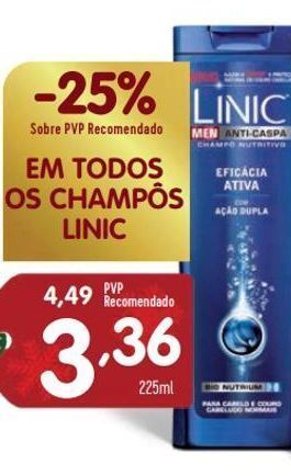 Minipreço Shampoo linic promoção
