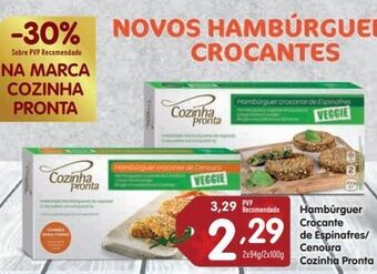 Minipreço Hamburguer vegetal promoção
