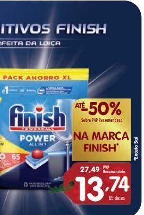 Minipreço Limpadores finish promoção