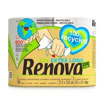 Pingo Doce Rolo papel cozinha 100% recycled xxl paper pack renova promoção