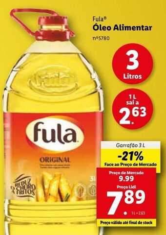 Lidl Óleo para fritar fula promoção