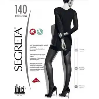 Meia ag stay up 140 den preto t5