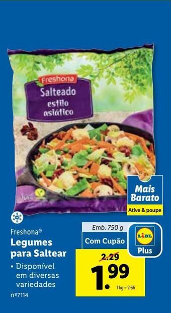 Lidl Legumes promoção