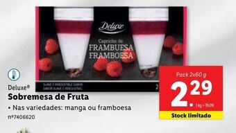 Lidl Sobremesas deluxe promoção