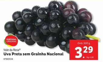Lidl Uvas promoção