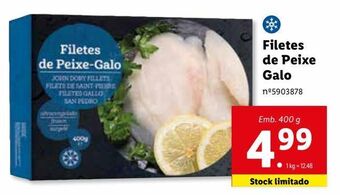 Lidl Filé de peixe promoção