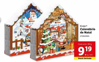 Lidl Chocolates kinder promoção