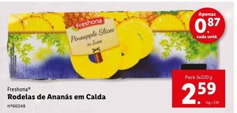 Lidl Abacaxi promoção