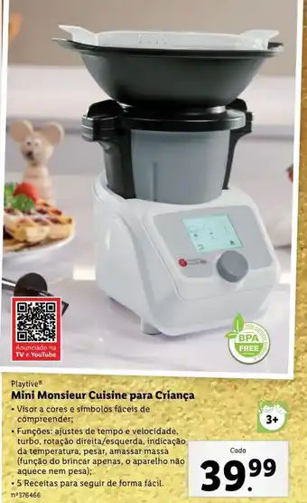 Lidl Eletrodomésticos para cozinha playtive promoção