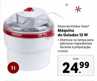 Lidl Máquina para fazer gelados silvercrest promoção