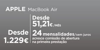 El Corte Inglés Macbook air apple promoção
