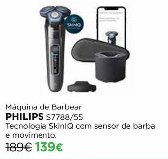 El Corte Inglés Máquina de barbear eléctrica philips promoção