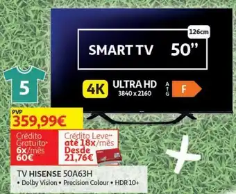 Auchan Tv hisense 50a63h promoção