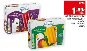Gelado 100% Fruta 4x60ml
