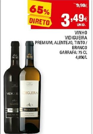 Continente Vinho Vidigueira 75cl promoção