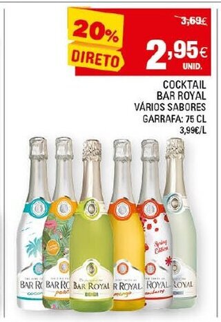 Continente Cocktail Bar Royal 75cl promoção