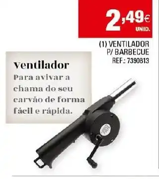 Ventilador P/Barbeque