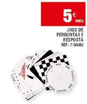 Continente Jogo de Perguntas e Resposta promoção