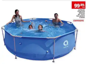 Continente Piscina Estrutura Redondo 300x76cm promoção