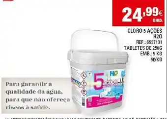 Continente Cloro 5 Ações H20 5kg promoção
