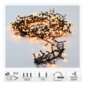 Luzes de natal 400 led 8m