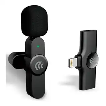 Tek4life Microfone wireless devia p/ smartphone lightning preto promoção
