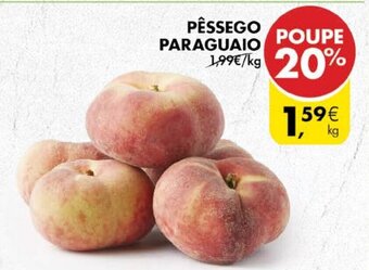 Pingo Doce Pêssego Paraguaio promoção