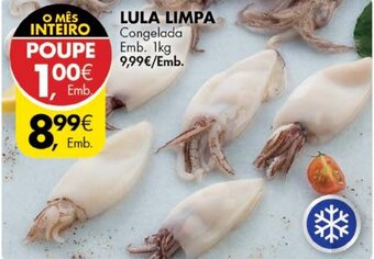 Pingo Doce Lula Limpa 1kg promoção