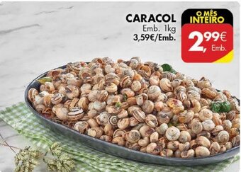 Pingo Doce Caracol 1kg promoção