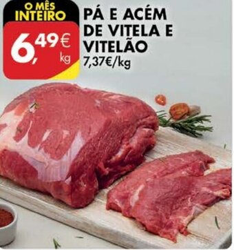 Pingo Doce Pá e Acém de Vitela e Vitelão promoção