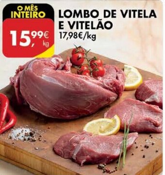 Pingo Doce Lombo de Vitela e Vitelão promoção