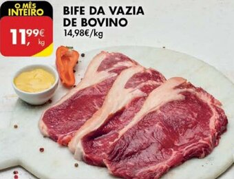 Pingo Doce Bife da Vazia de Bovino promoção