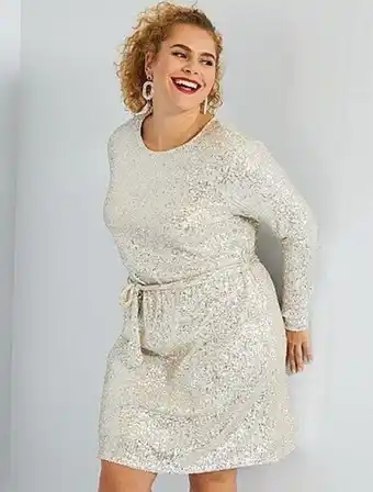 Kiabi Vestido curto com lantejoulas - promoção