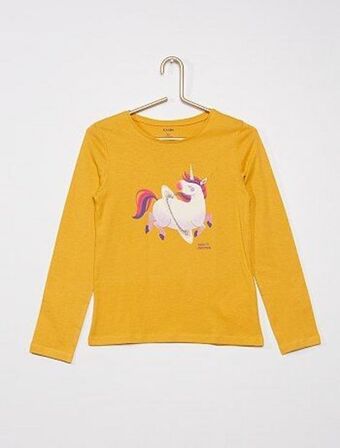 Kiabi T-shirt estampada promoção
