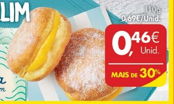 Pingo Doce Bola de Berlim C/Creme 110g promoção