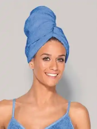 Venca Turbante seca-cabelo ajustável de algodão com botão promoção