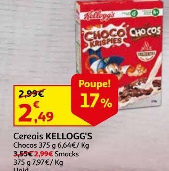 Auchan Cereais kellogg's promoção