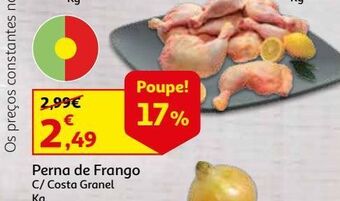 Auchan Perna de frango promoção