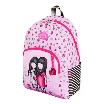 Tek4life Mochila escolar gorjuss sparkle & bloom rosa promoção