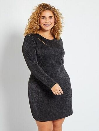 Kiabi Vestido curto em malha matizada promoção