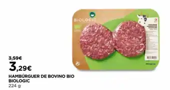 Hamburguer de Bovino Bio Biologic 224g