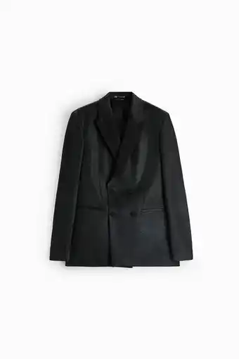 ZARA Blazer cruzado brilho promoção