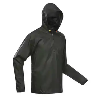 Decathlon Casaco impermeável de caminhada - raincut meio-fecho - homem promoção