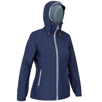 Decathlon Casaco impermeável de vela - casaco de chuva mulher sailing 100 azul marinho promoção