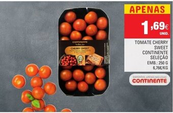 Continente Tomate Cherry Sweet Continente 250g promoção