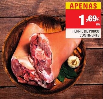 Continente Pernil de Porco Continente promoção