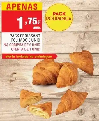 Continente Pack Croissant Folhado 5 unid promoção