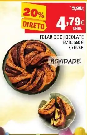 Continente Folar de Chocolate 550g promoção