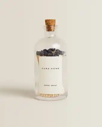 ZARA HOME Pote de vidro com fósforos promoção